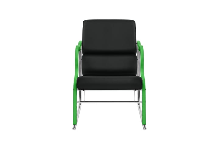 Experiment 501 Loungesessel, Green-black leather Hem