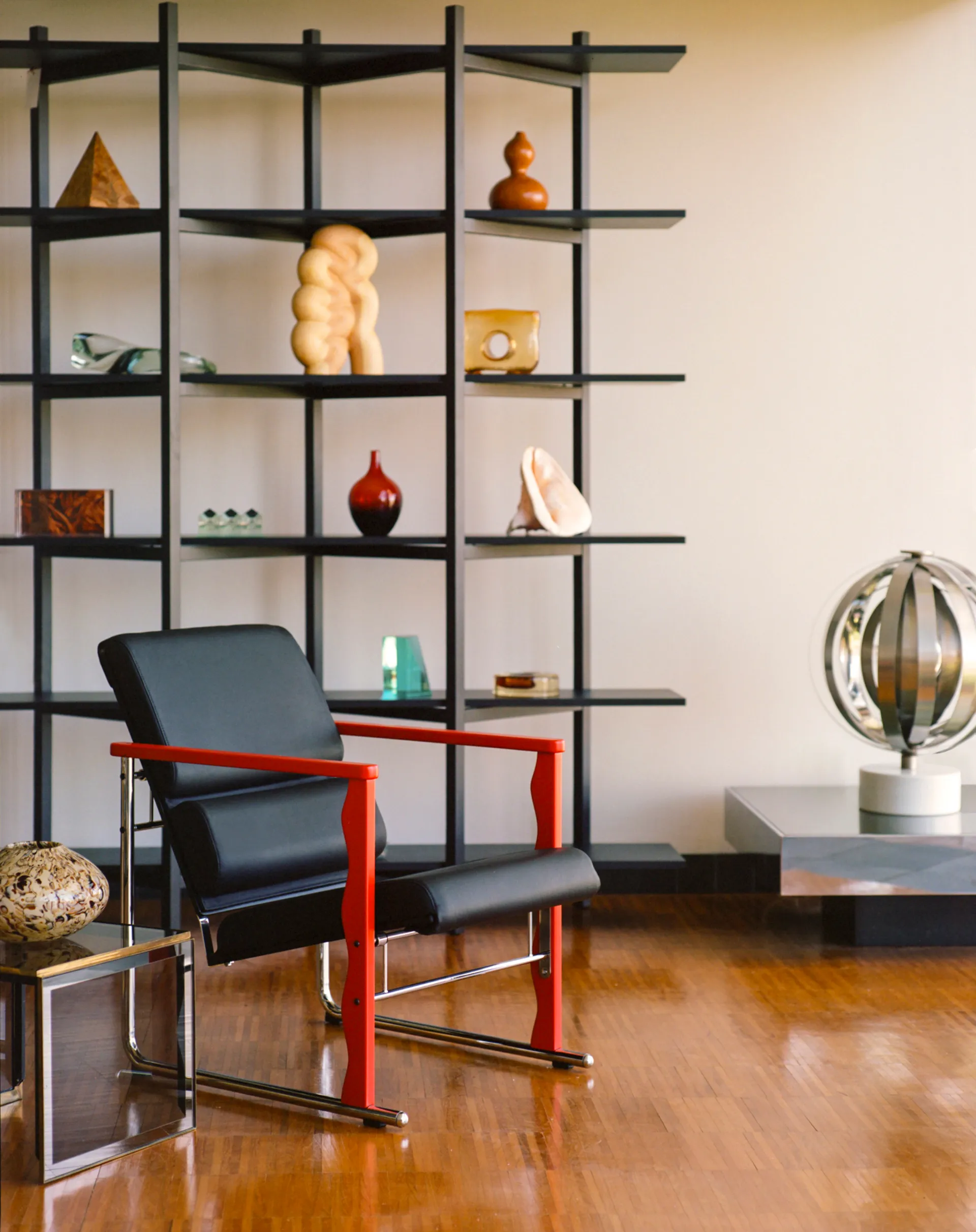 Experiment 501 Loungesessel, Green-light beige Hem