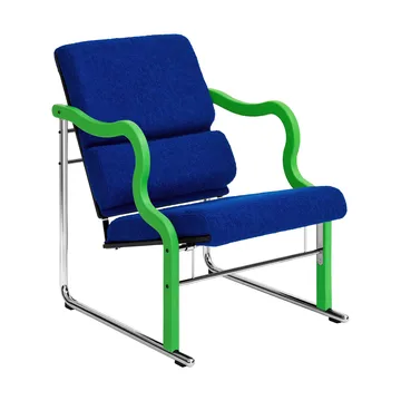Experiment 501 Loungesessel - Green-ultramarine - Hem