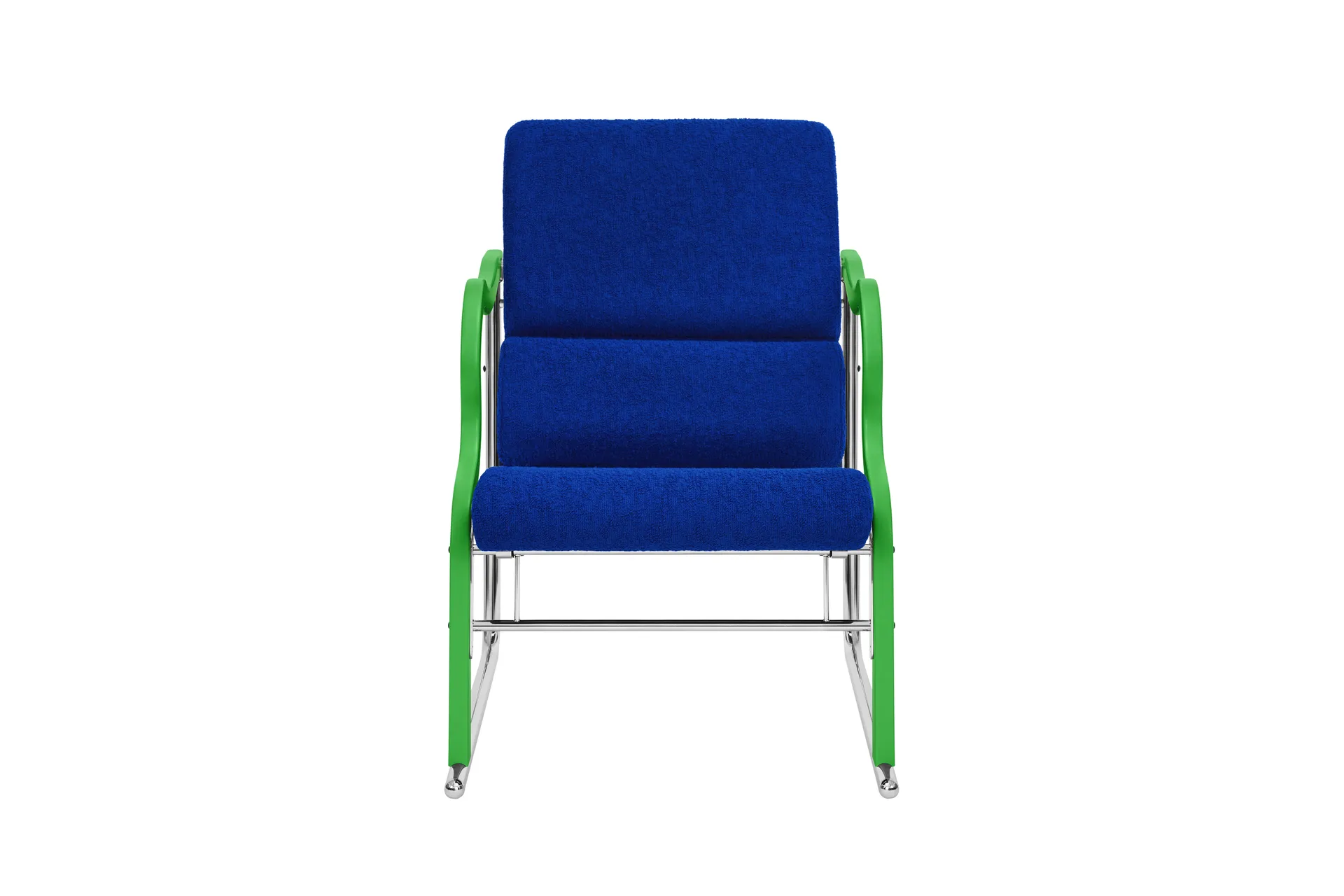 Experiment 501 Loungesessel, Green-ultramarine Hem