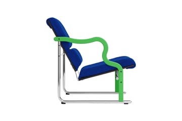 Experiment 501 Loungesessel - Green-ultramarine - Hem