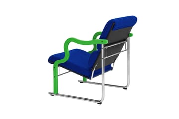 Experiment 501 Loungesessel - Green-ultramarine - Hem
