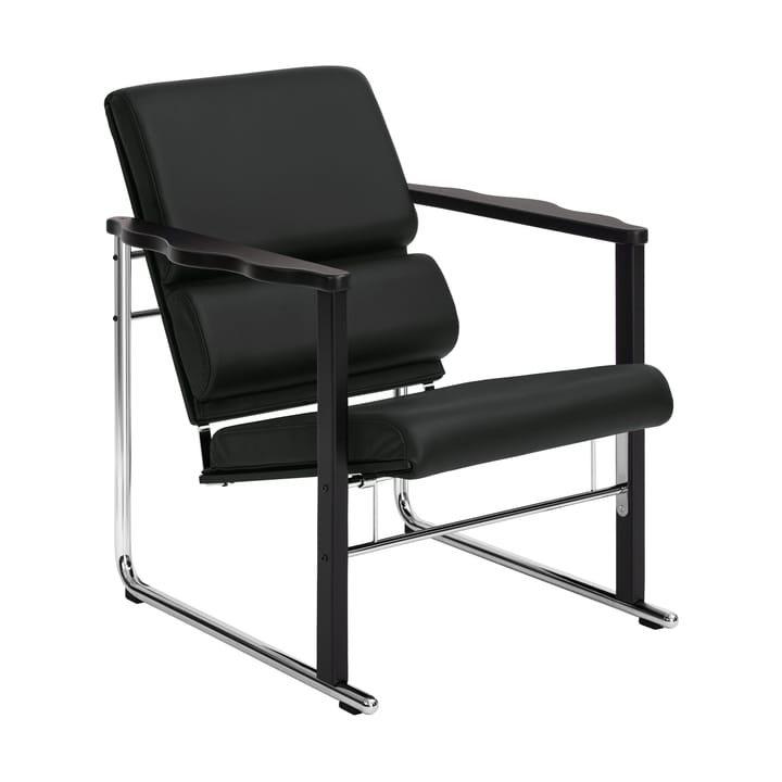 Experiment 502 Loungesessel - Black-black leather - Hem