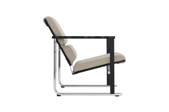 Experiment 502 Loungesessel, Black-light beige Hem