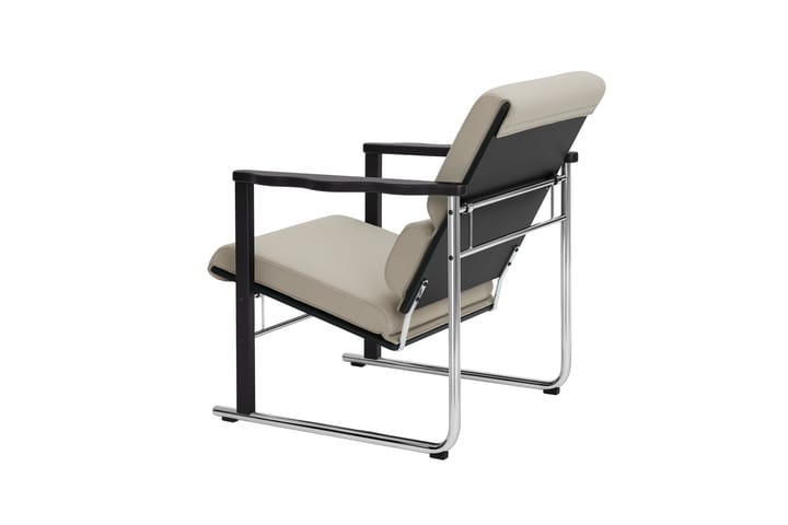 Experiment 502 Loungesessel, Black-light beige Hem
