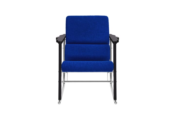 Experiment 502 Loungesessel, Black-ultramarine Hem