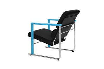 Experiment 502 Loungesessel - Blue-black leather - Hem