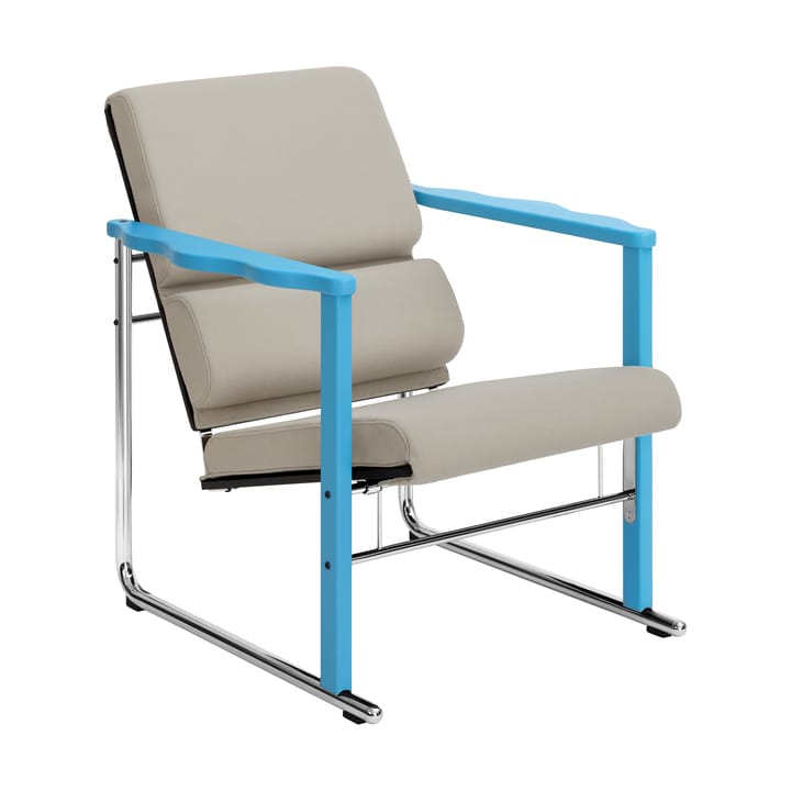 Experiment 502 Loungesessel - Blue-light beige - Hem