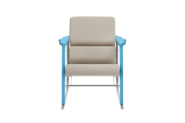 Experiment 502 Loungesessel, Blue-light beige Hem