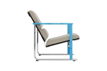 Experiment 502 Loungesessel - Blue-light beige - Hem
