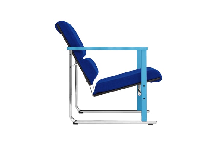 Experiment 502 Loungesessel, Blue-ultramarine Hem