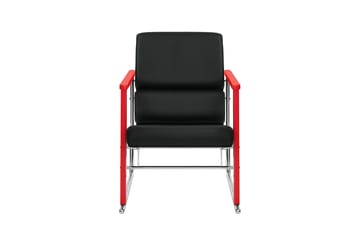 Experiment 503 Loungesessel - Red-black leather - Hem