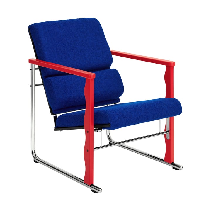 Experiment 503 Loungesessel - Red-ultramarine - Hem