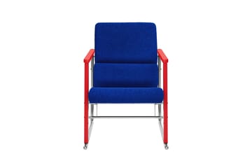 Experiment 503 Loungesessel - Red-ultramarine - Hem
