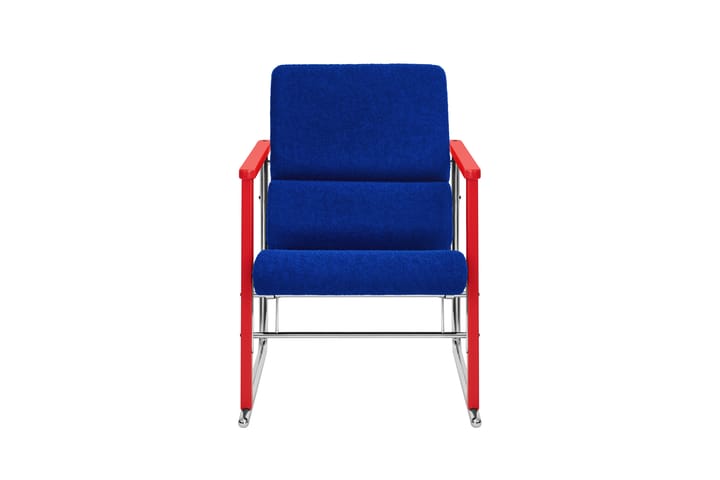 Experiment 503 Loungesessel, Red-ultramarine Hem