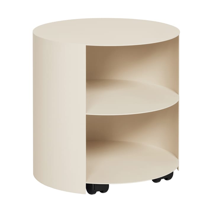 Hide Beistelltisch Ø38x41 cm - Light ivory textured - Hem