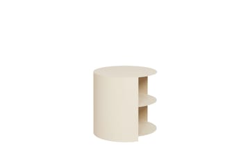 Hide Beistelltisch Ø38x41 cm - Light ivory textured - Hem