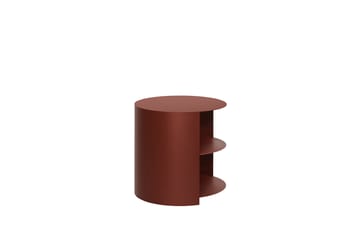 Hide Beistelltisch Ø38x41 cm - Red brown textured - Hem