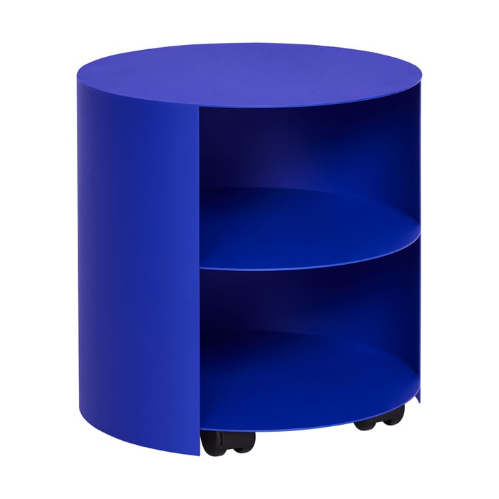 Hide Beistelltisch Ø38x41 cm - Ultramarine blue textured - Hem