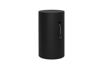 Hide Sockel Ø38x68 cm - Jet black textured - Hem