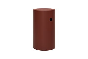 Hide Sockel Ø38x68 cm - Red brown textured - Hem
