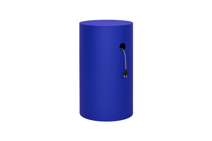 Hide Sockel Ø38x68 cm, Ultramarine blue textured Hem