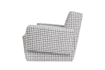 Hunk Loungesessel mit Armlehne - Checkered black/white - Hem