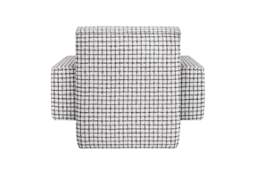 Hunk Loungesessel mit Armlehne - Checkered black/white - Hem