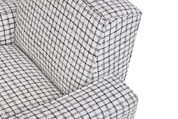 Hunk Loungesessel mit Armlehne - Checkered black/white - Hem