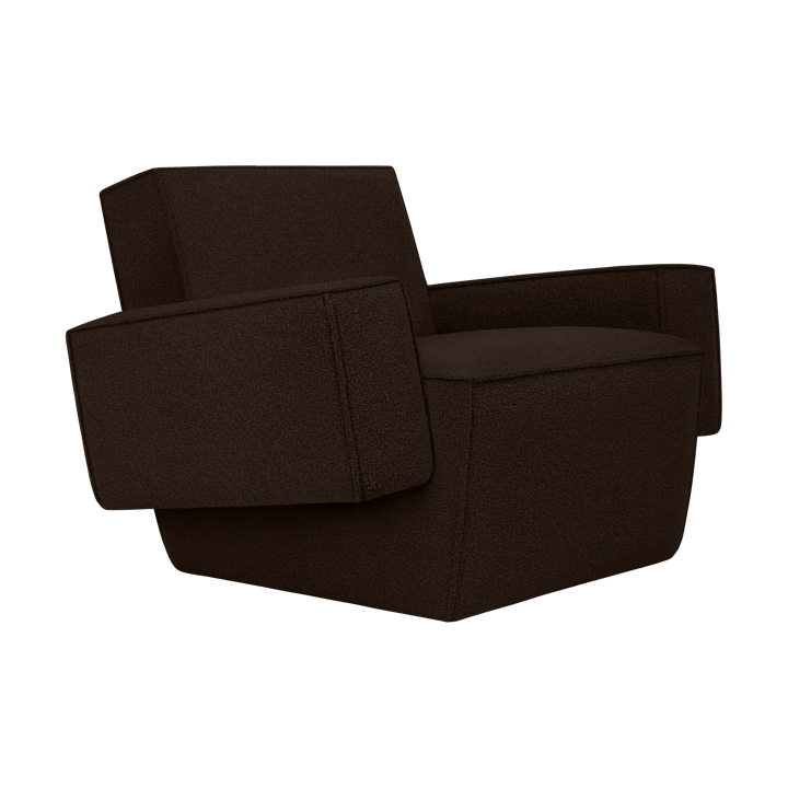 Hunk Loungesessel mit Armlehne - Chocolate - Hem
