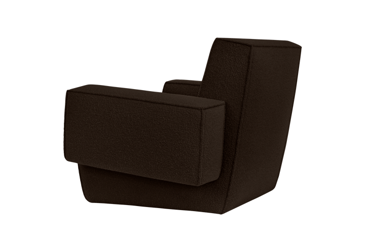 Hunk Loungesessel mit Armlehne, Chocolate Hem