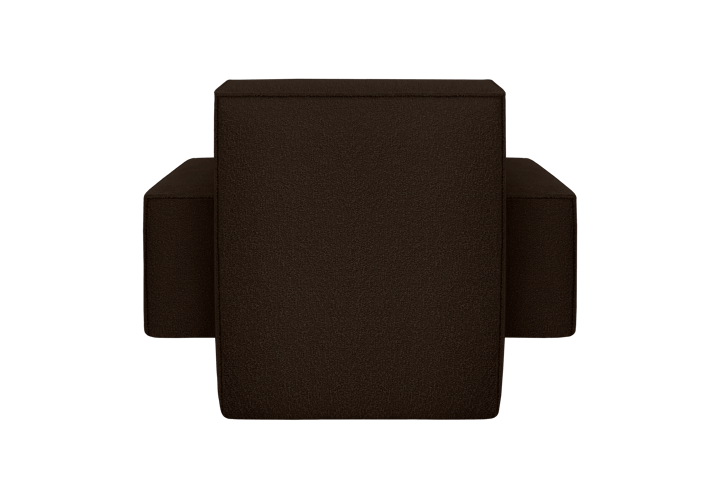 Hunk Loungesessel mit Armlehne, Chocolate Hem