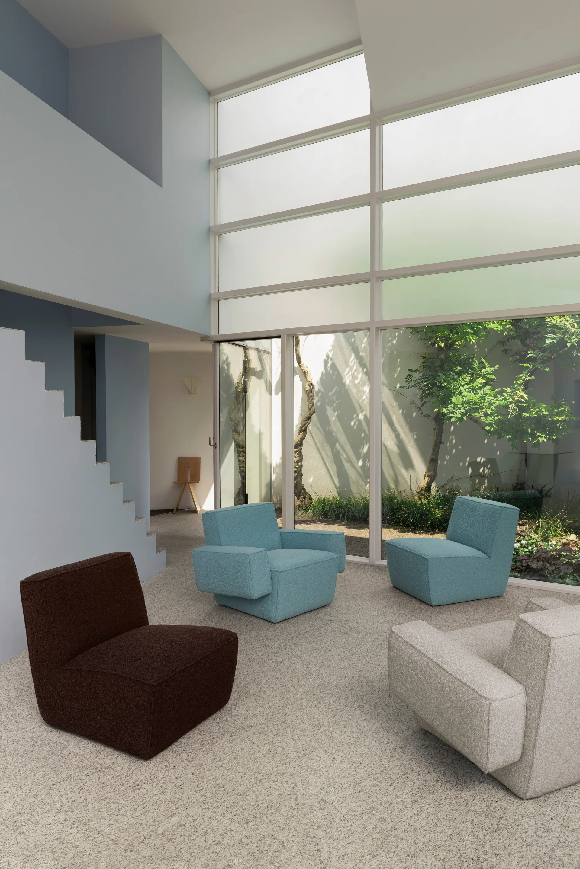 Hunk Loungesessel mit Armlehne, Icicle Hem