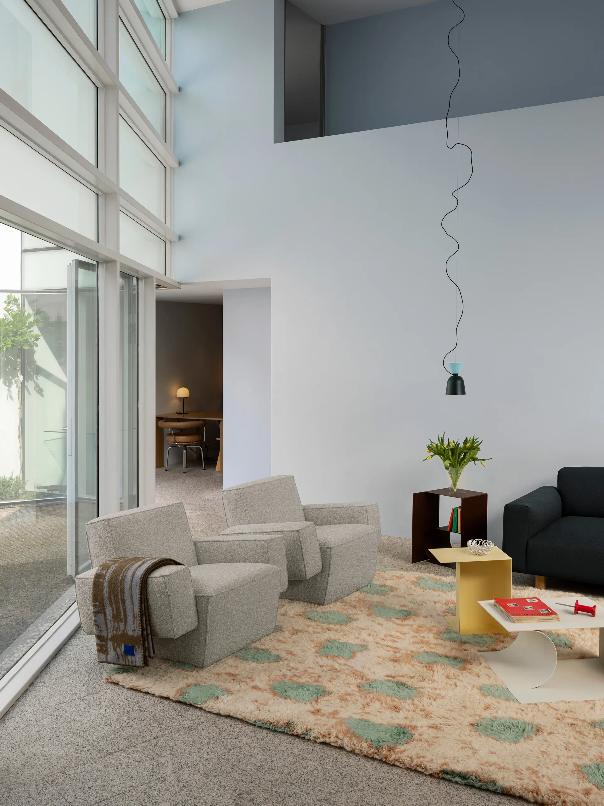 Hunk Loungesessel mit Armlehne, Swan Hem