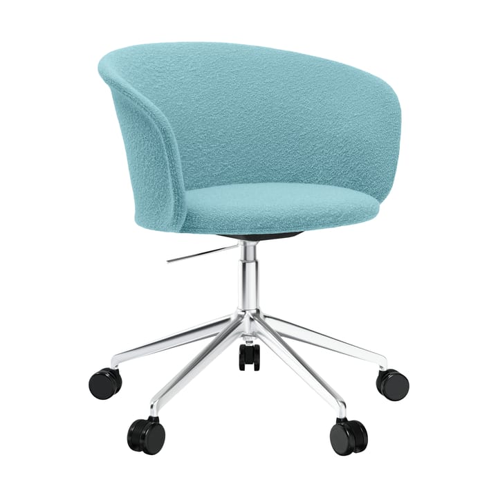 Kendo Swivel Bürostuhl mit 5 Rollen - Icicle-polished aluminium - Hem