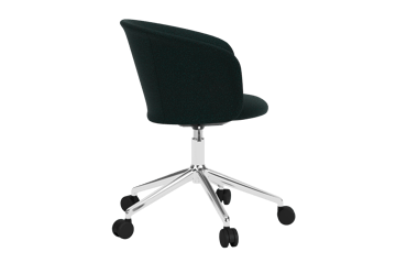 Kendo Swivel Bürostuhl mit 5 Rollen - Pine-polished aluminium - Hem