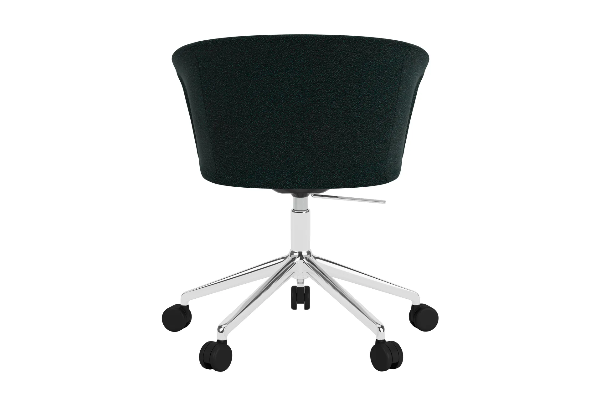 Kendo Swivel Bürostuhl mit 5 Rollen, Pine-polished aluminium Hem