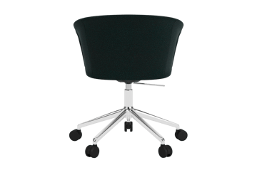 Kendo Swivel Bürostuhl mit 5 Rollen - Pine-polished aluminium - Hem