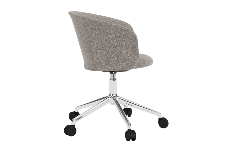 Kendo Swivel Bürostuhl mit 5 Rollen, Porcelain-polished aluminium Hem