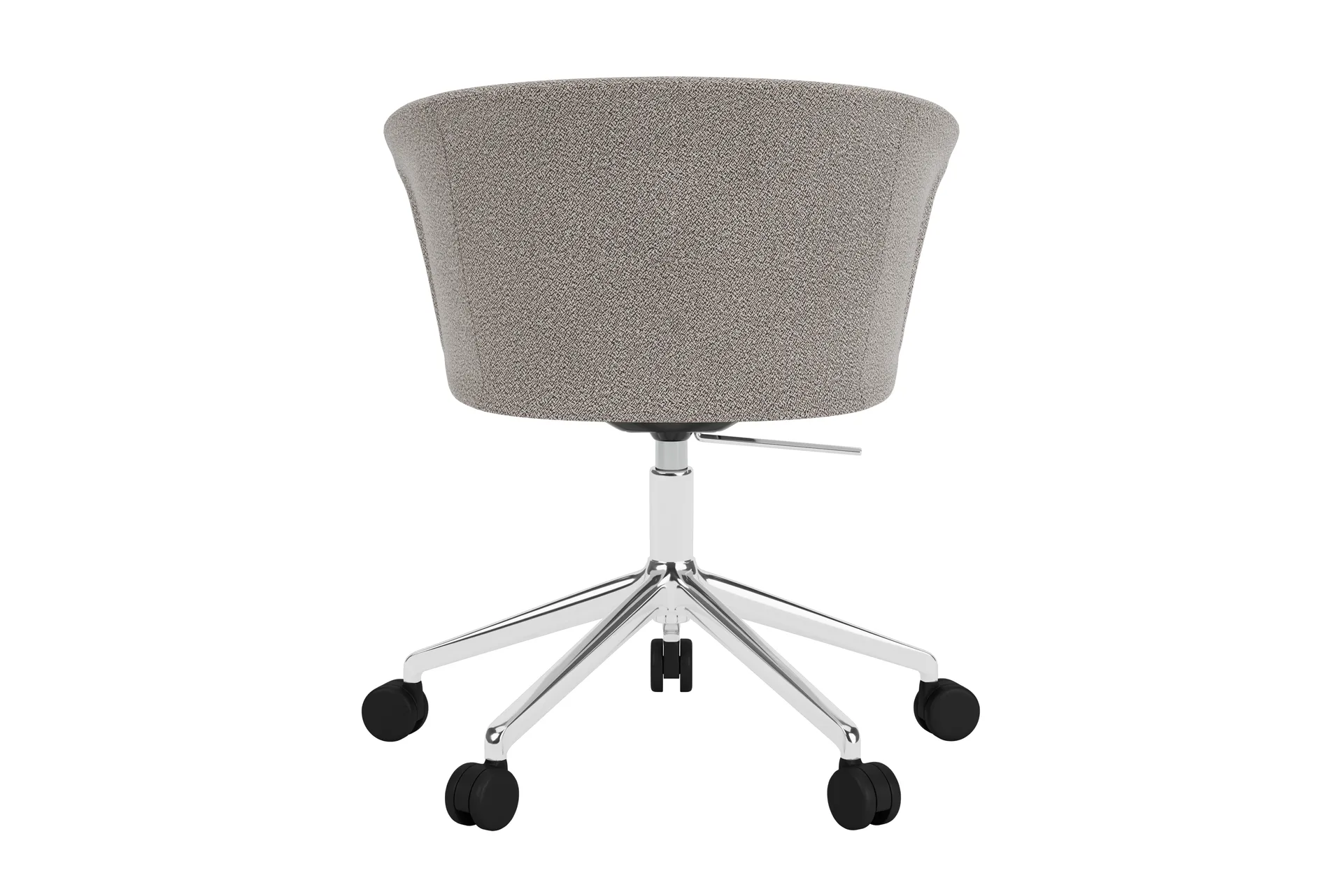 Kendo Swivel Bürostuhl mit 5 Rollen, Porcelain-polished aluminium Hem