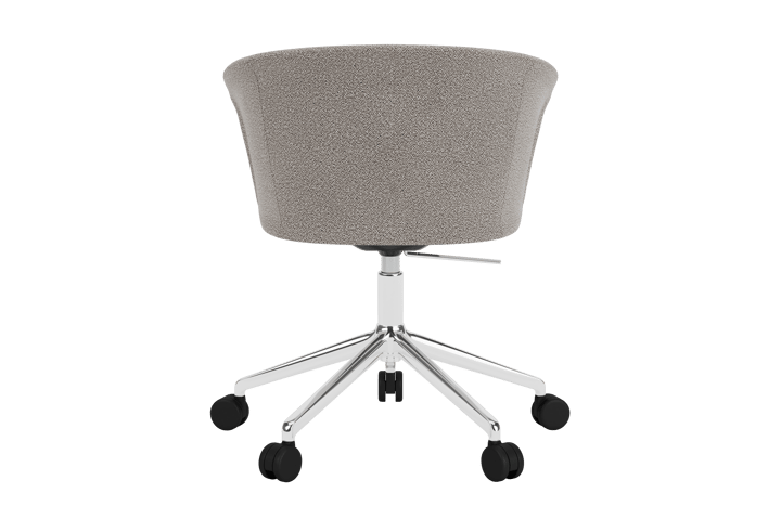 Kendo Swivel Bürostuhl mit 5 Rollen, Porcelain-polished aluminium Hem
