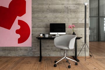 Kendo Swivel Bürostuhl mit 5 Rollen - Porcelain-polished aluminium - Hem