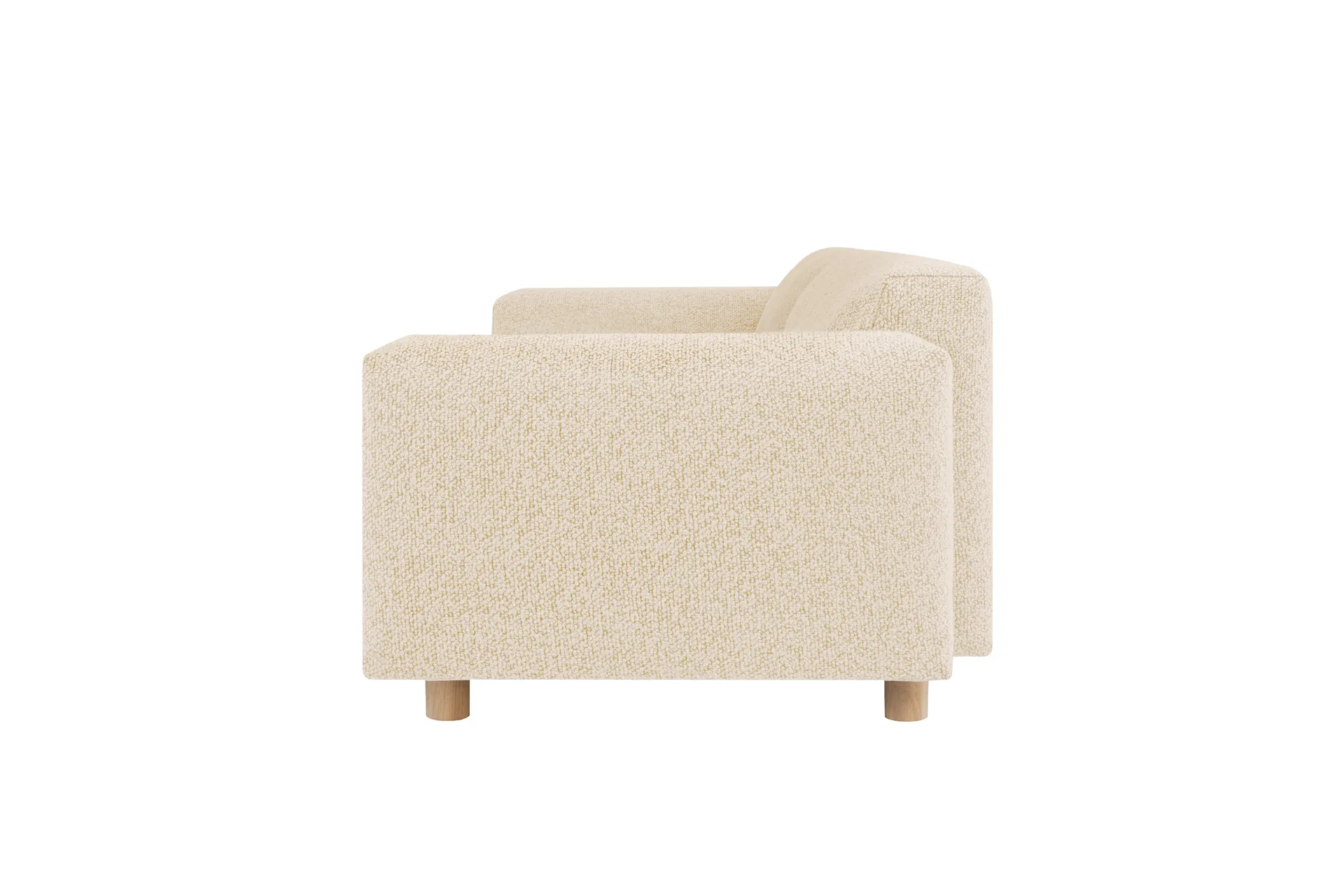 Koti 2-Sitzer Sofa 200 cm, Eggshell Hem