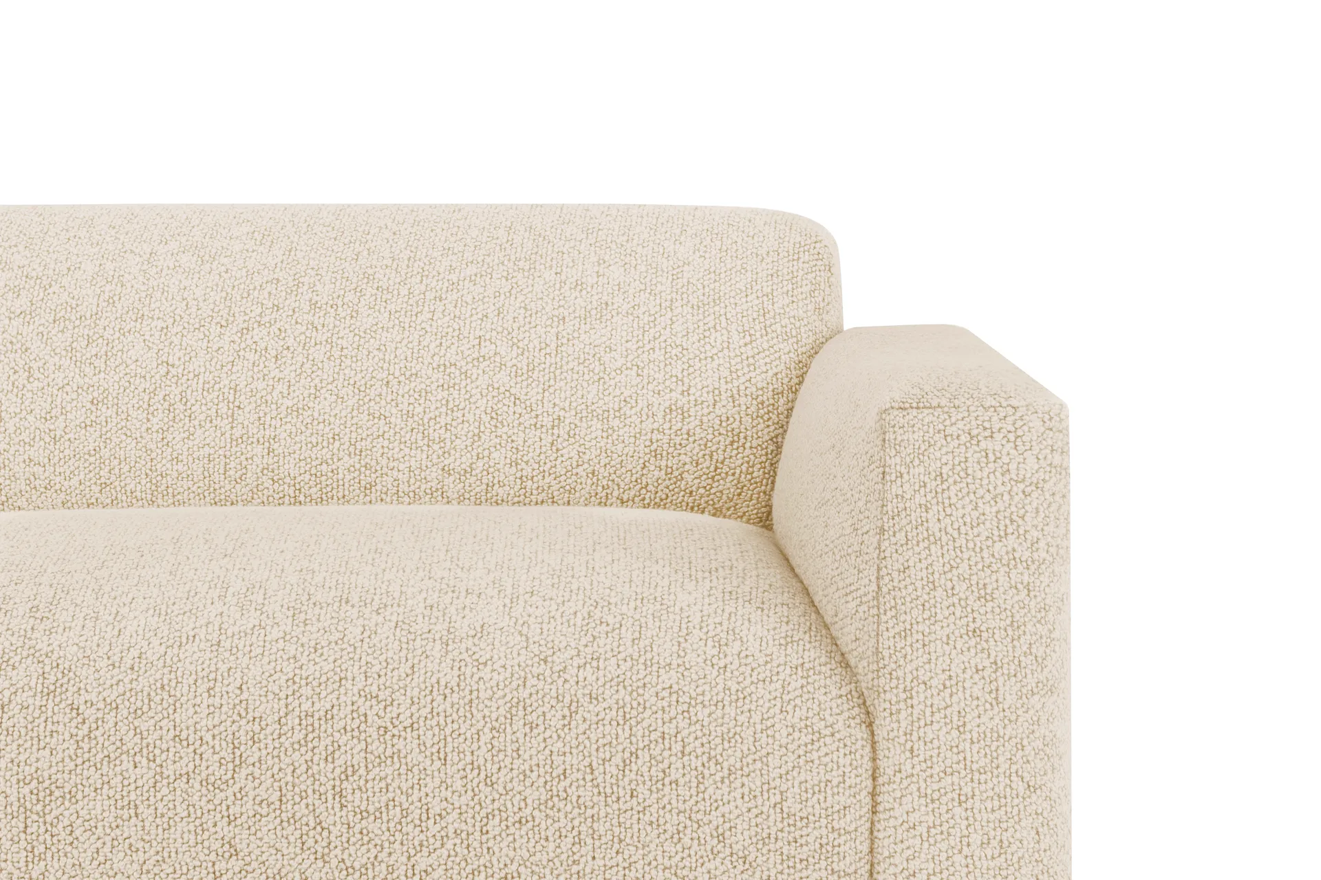 Koti 2-Sitzer Sofa 200 cm, Eggshell Hem