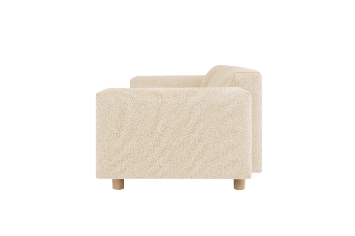 Koti 3-Sitzer Sofa 240 cm, Eggshell Hem