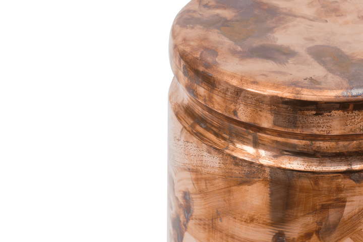 Last Hocker Ø32x44 cm, Copper Hem