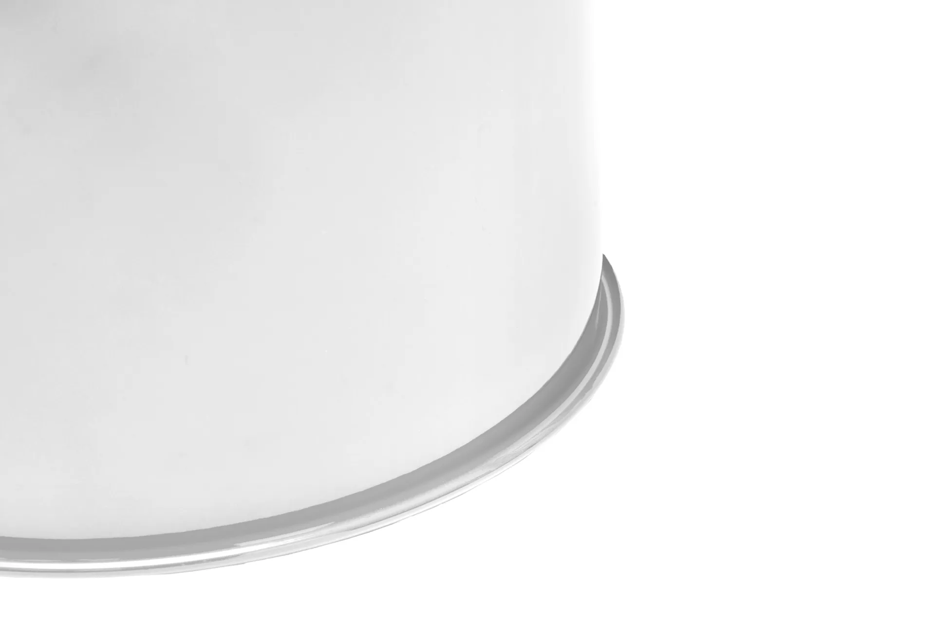 Last Hocker Ø32x44 cm, White Hem