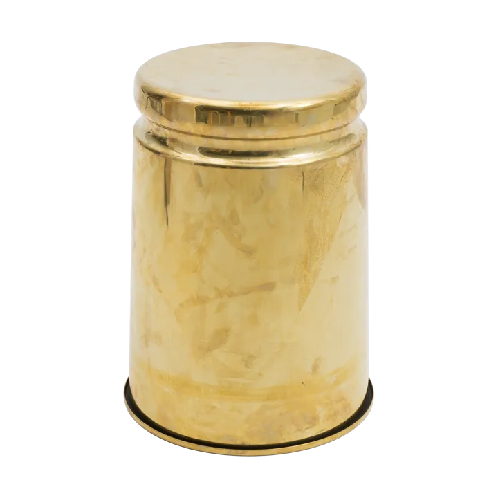 Last runder Hocker Ø32x44 cm - Brass - Hem