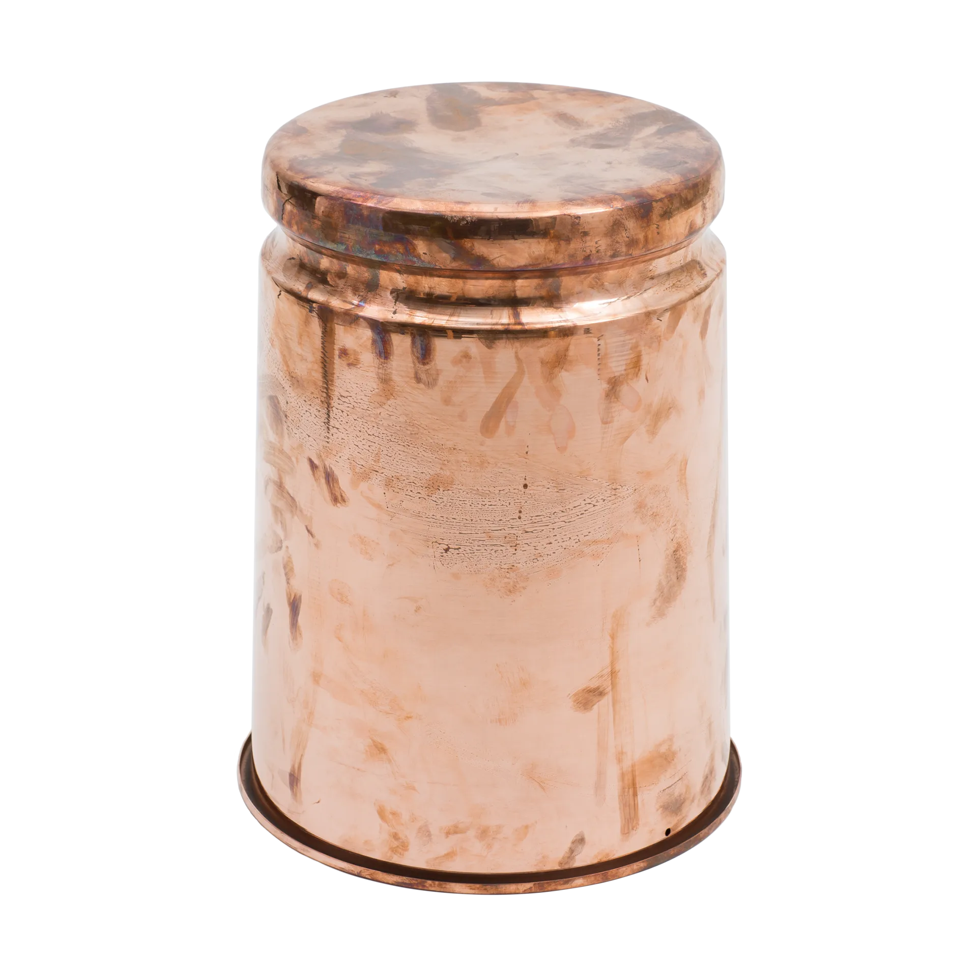 Last runder Hocker Ø32x44 cm, Copper Hem