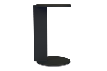 Lolly Beistelltisch 56 cm - Black grey matte - Hem